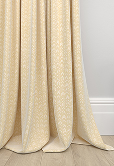 Rolling Hills Velvet, Golden - Made to Measure Curtains